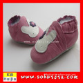2015 United States colorful shape soft flat cow leather embroidered baby prewalker shoes
